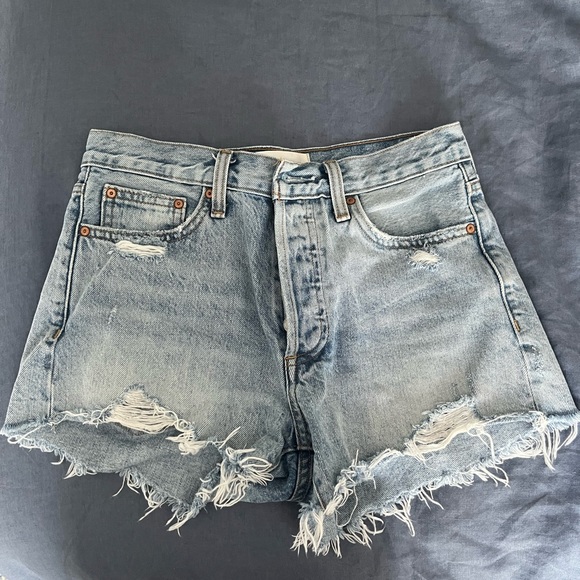 Denim forum the yoko high rise jean shorts - Picture 1 of 3